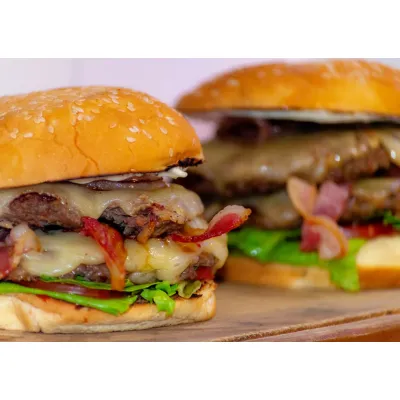 Crispy Chicken & Chip Burger